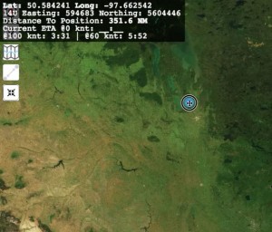 Maps and charts ETA information