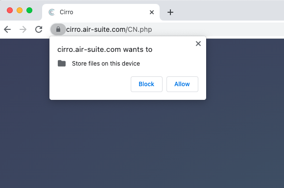 Reset Cirro web permissions