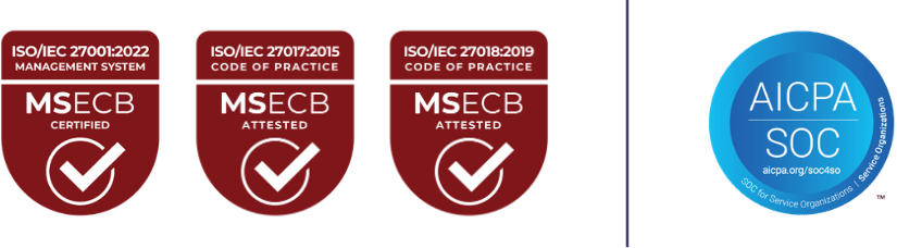 ISO & SOC Badges