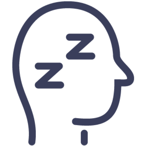 icon of head with "Z's" inside